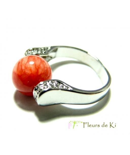 Bijoux de créateur: Bague Fleur de Corail