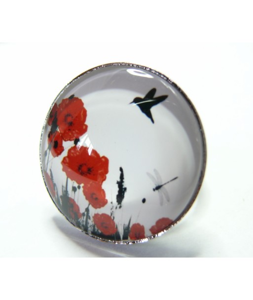 Grande Bague Champs de coquelicot