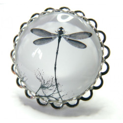 Grande Bague dentelle la libelulle solo PP
