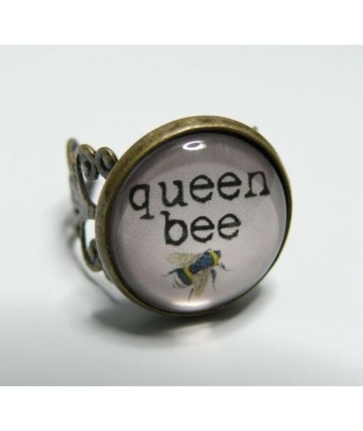 Bague Queen bee dentelle bronze