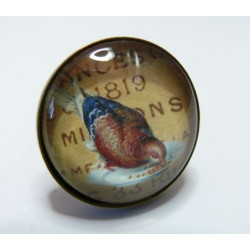Grande Bague Gentleman farmer vintage 25mm bronze