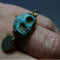 Bague Chaine Crane Turquoise