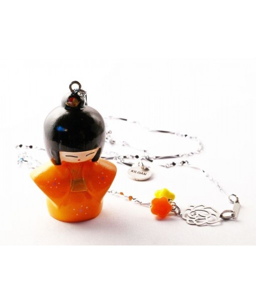 Sautoir Kokeishi Jaune