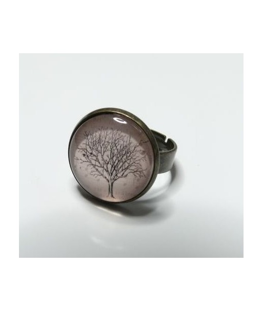 Bague l'arbre rose bronze A