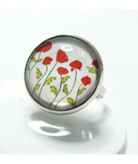 Bague Champs de coquelicot