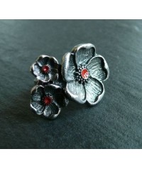Bague Bouquet de fleur rouge