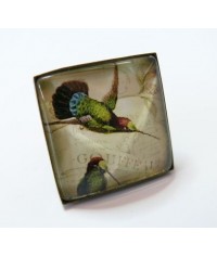 Grande Bague carré Gouffe  25mm Bronze